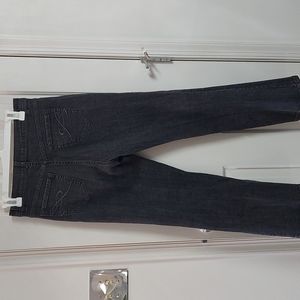 Black Washed Tummy Control Jeans